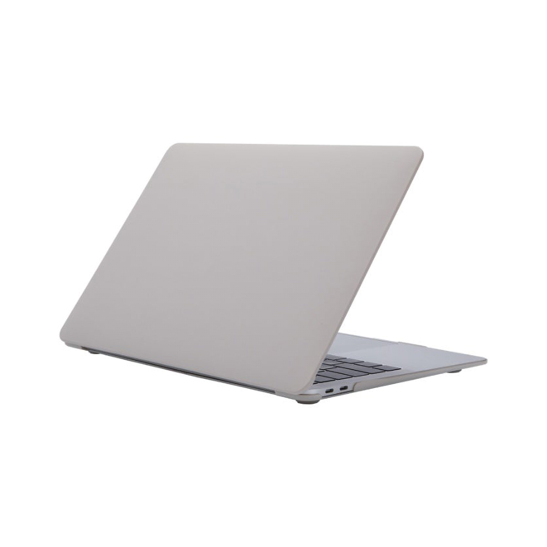 Generic Cream Hard Shell Case with Screen Protector for MacBook Air 13.3-inch (models A1932, A2179, A2337) , Rock Grey
