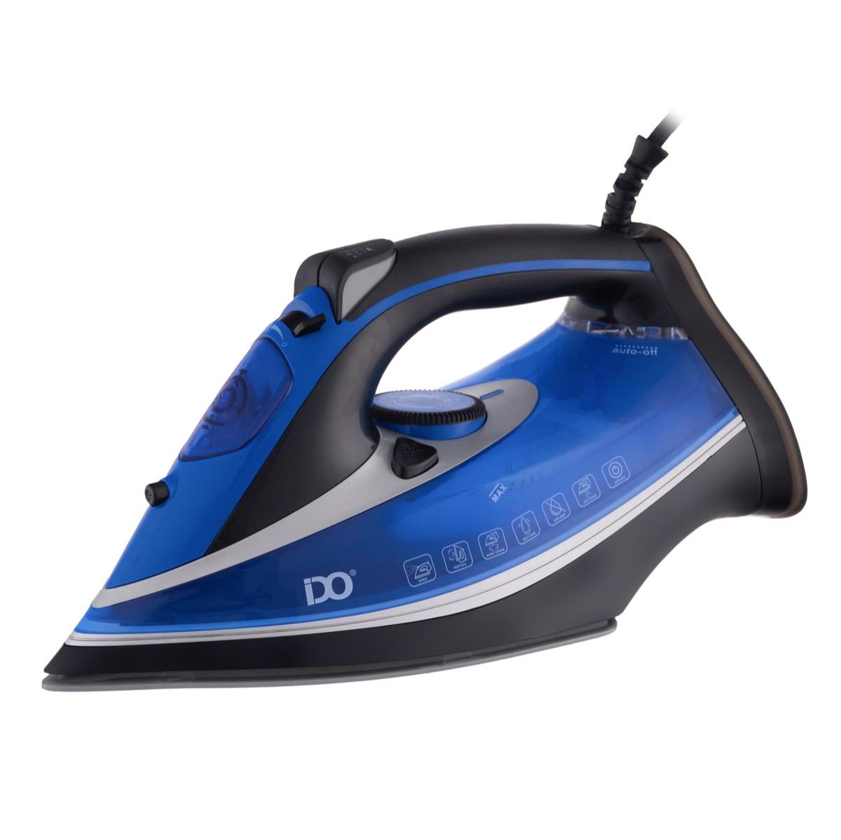 Ido Steam Iron , 2800 Watt , Black Blue - SI2800-BBK
