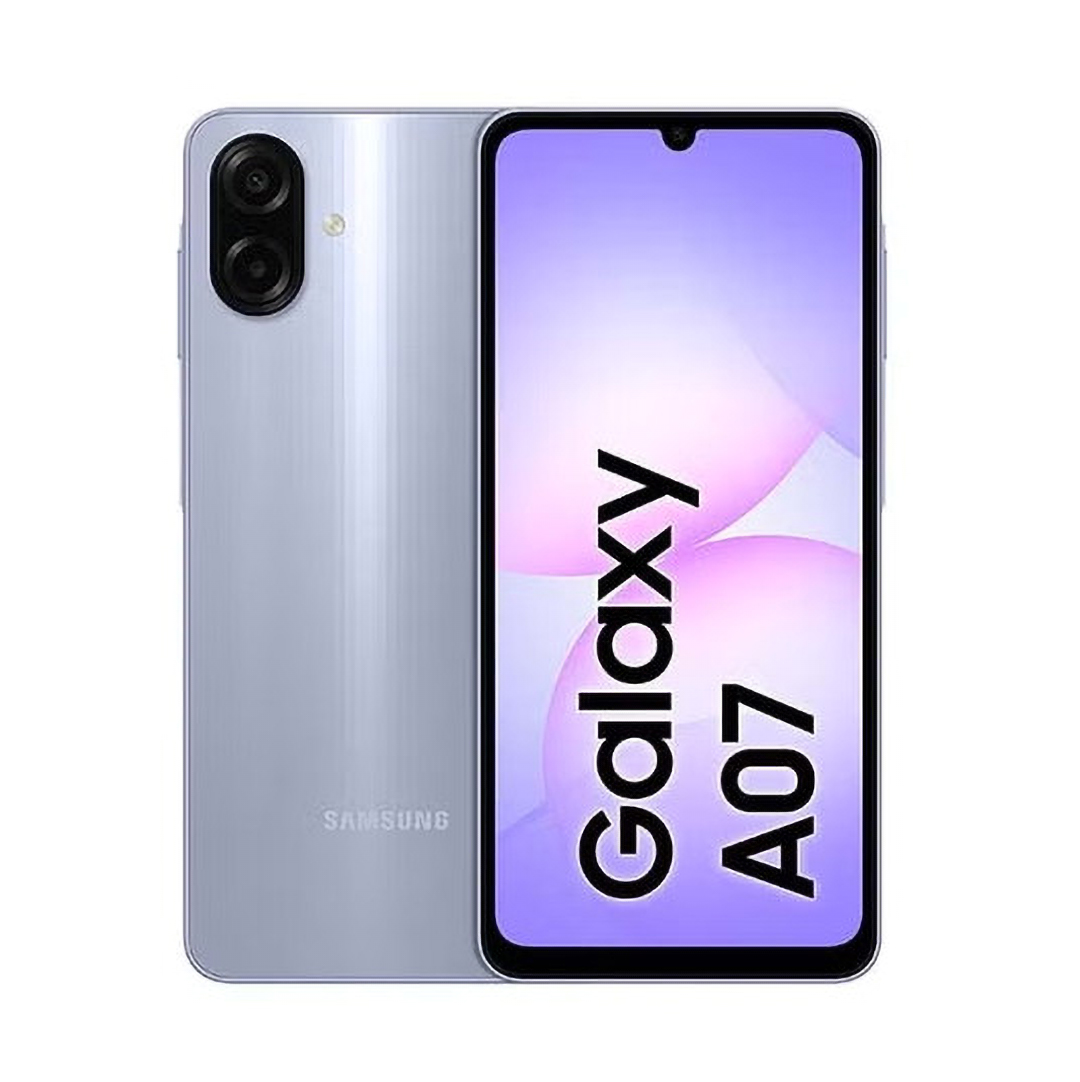 سامسونج A07 ، سعة 64 جيجا بايت ، رام 4 جيجا بايت ، شبكة 4G LTE ، شريحتين - بنفسجي فاتح