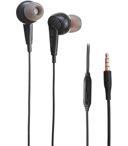 Star Wired Earphones , Black - S02