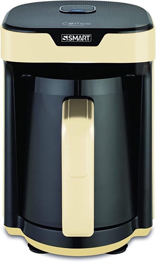 S Smart Turkish Coffee Maker , 4 cups 4 Cups Beige - SCM187T