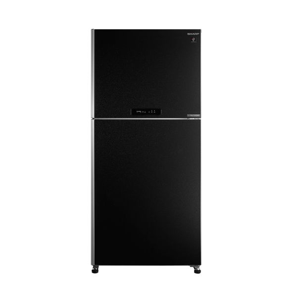 Sharp NoFrost Top Freezer Refrigerator , 480 Liter , Black - SJ-PV63G-BK