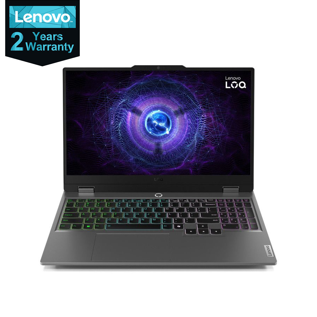 Lenovo LOQ 15IRX9 83DV00AVED Laptop ,Intel Core i7-13650HX 15.6 Inch ,512 GB SSD ,16 GB ,NVIDIA GeForce RTX 3050 ,FreeDos - Luna Grey