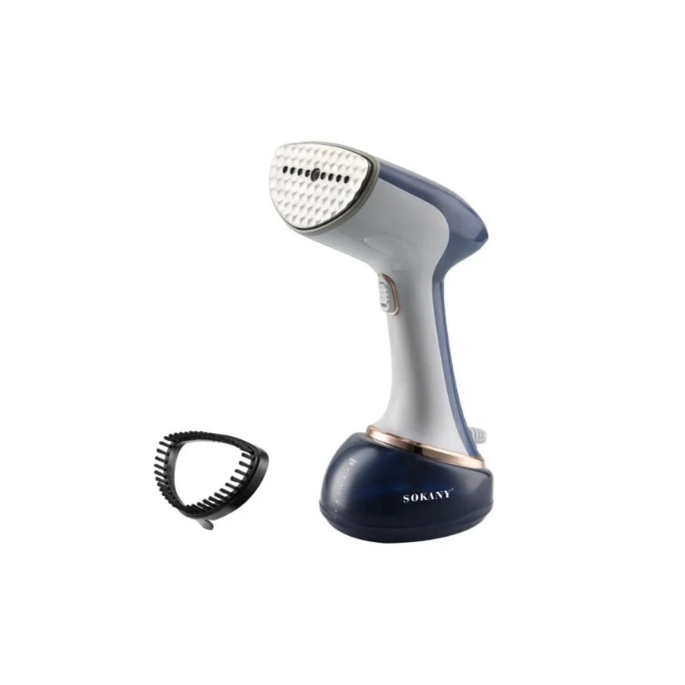 Sokany Electric Handheld Steam Iron , 1700 Watt White Blue - SK-11046