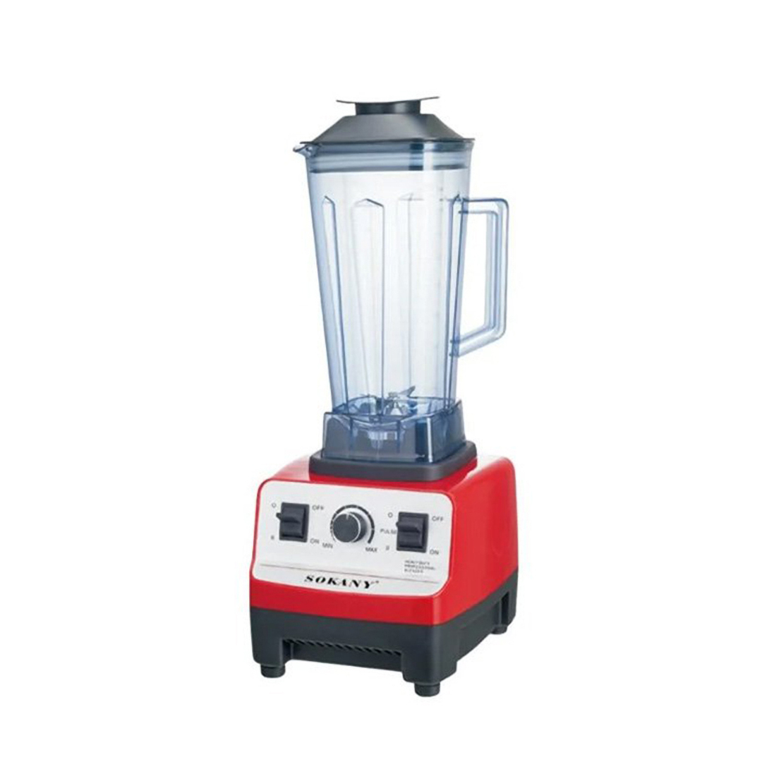 Sokany Countertop Blender 2 Liter 4500 Watt Red Grey - SK-444