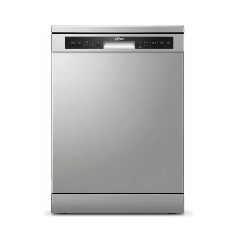 Levon Free Standing Dishwashers , 13 Persons Silver - LV-DWED3RC-S13
