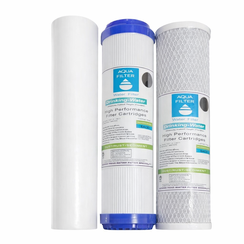 Tank Water Filter Cartridges , 3 Cartridges White