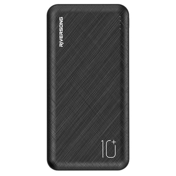Riversong Power Bank , 10000 mAh 2 Ports , Black , PB79