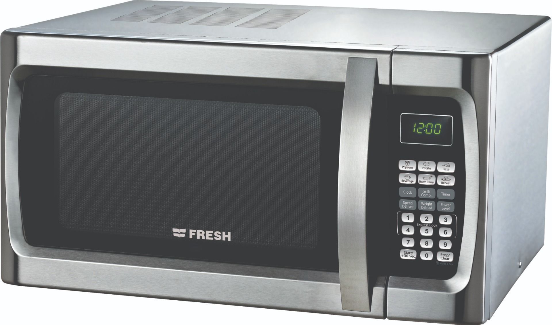 فريش ، سعة 36 لتر ، 1000 وات ، اسود وفضي - FMW-36KC-SSG