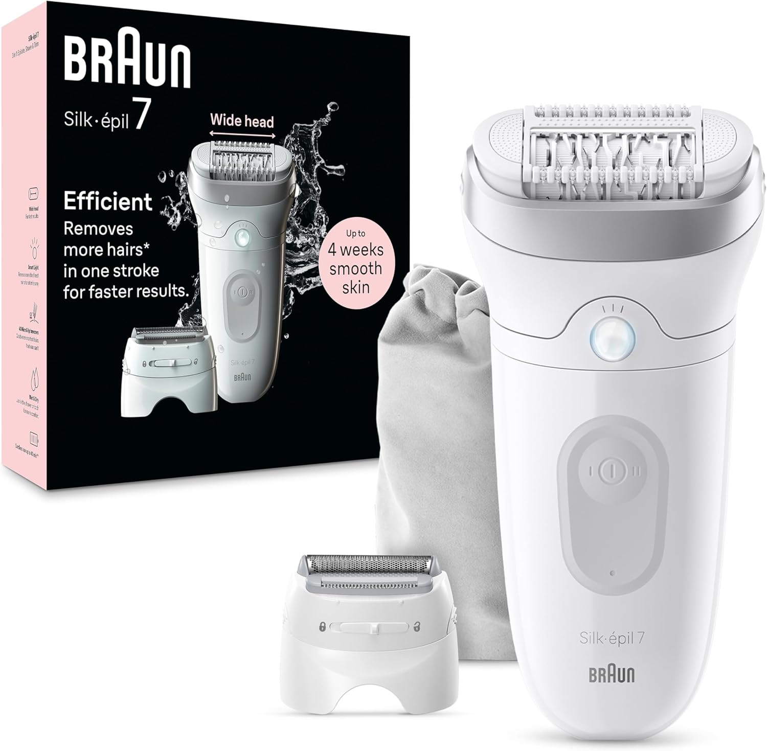 Braun Silk-épil 7 Epilator, Wet and Dry- SE7-041