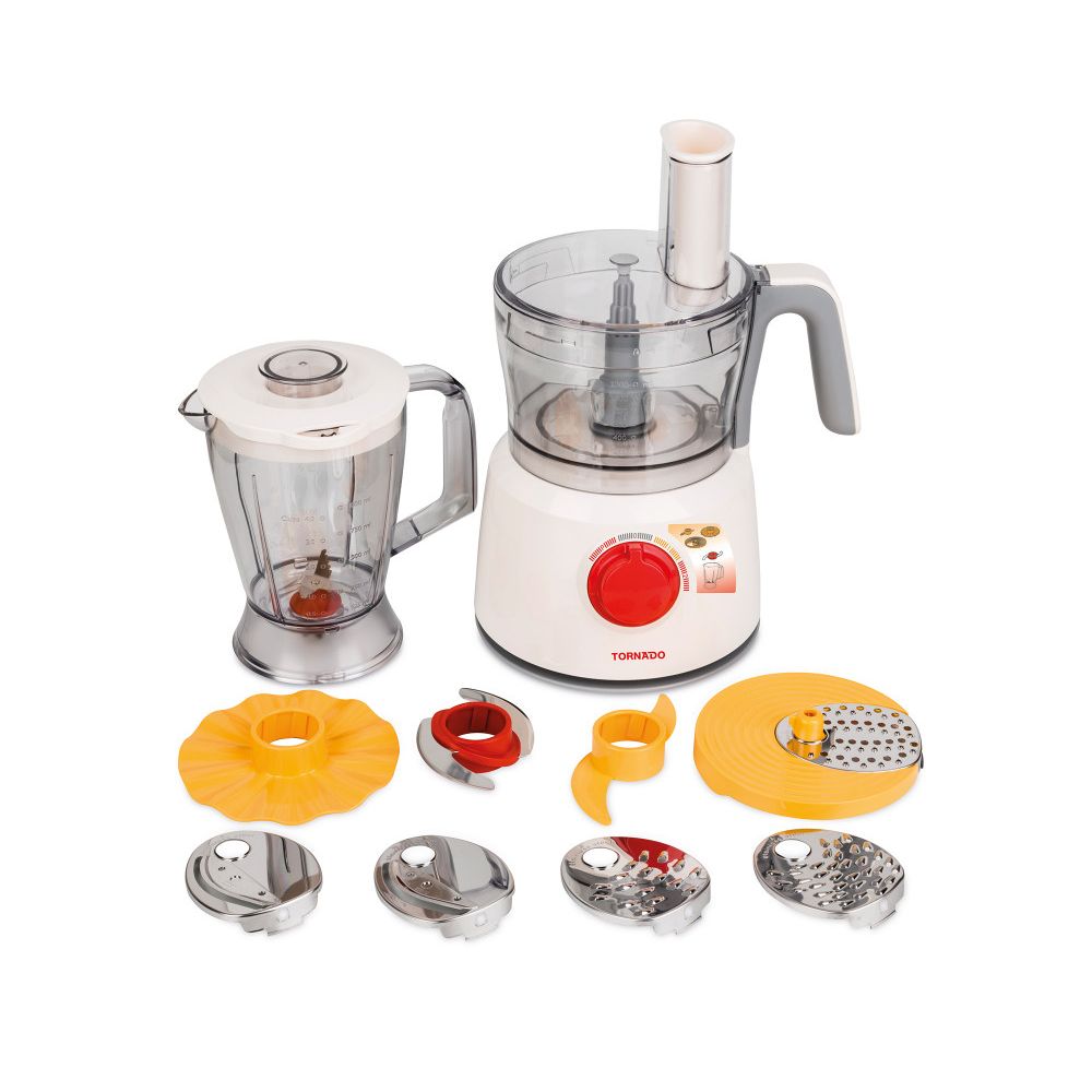 Tornado Food Processor , 1000 Watt White - TFP1000CC
