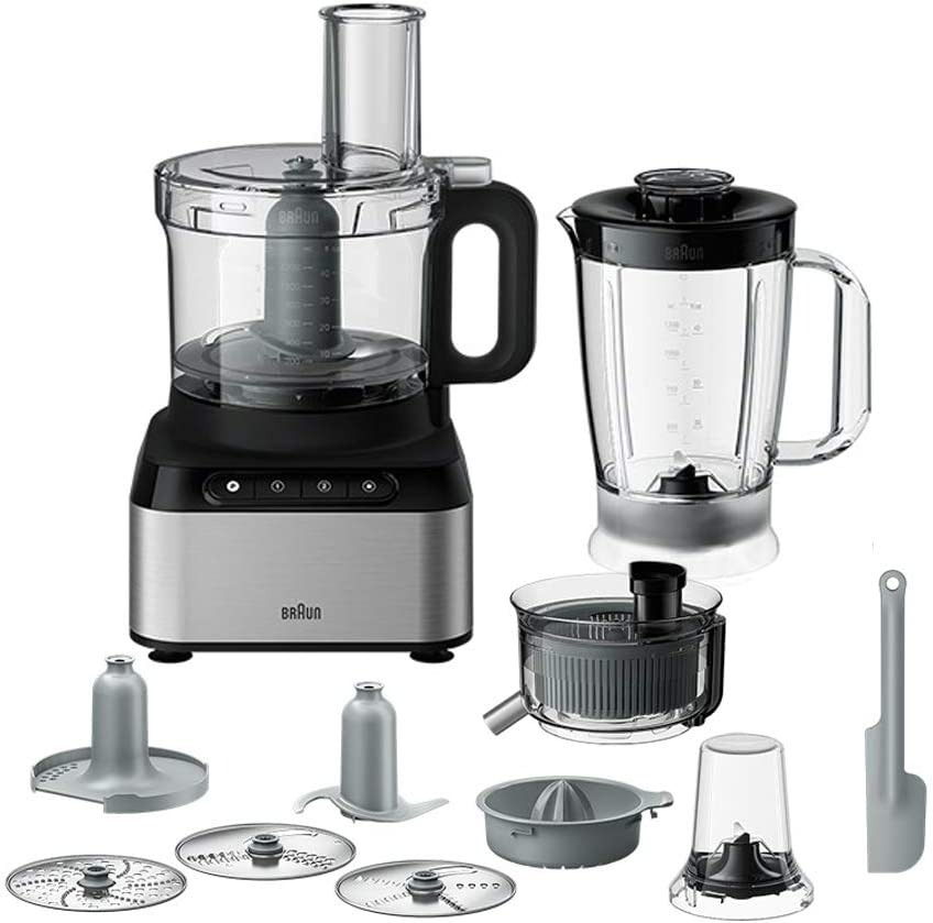 Braun PurEase 12 in 1 , 800 Watt Silver Black - FP 3235 SI