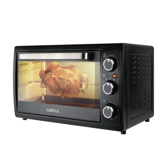 Castle Oven with Grill , 45 Liter 1600 Watt , Black - Eo 4045 R