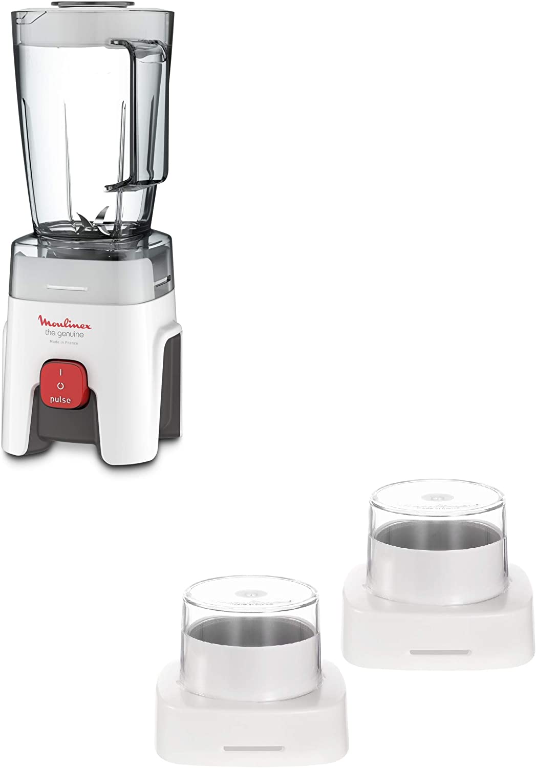 Moulinex Countertop Blender 1.75 Liter 500 Watt White - Lm242B27