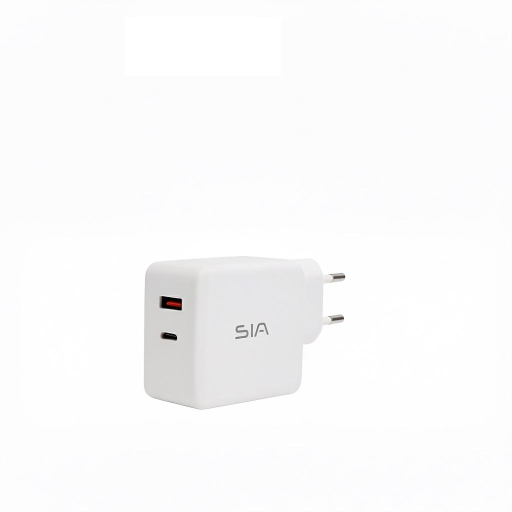 Sia , 2 Ports , 45 Watt White - SI-CH0045W