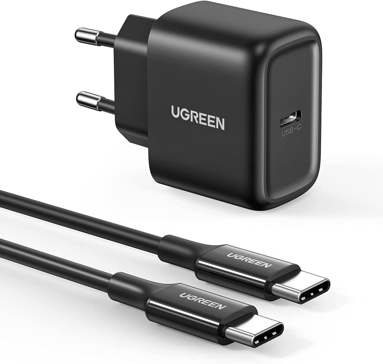 Ugreen Wall Charger , 1 Ports , 25 Watt Black - 50581