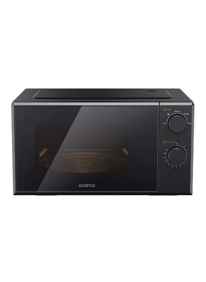 Oraimo Solo Microwave Oven , 20 Liter 800 Watt , Black - OMO-221A