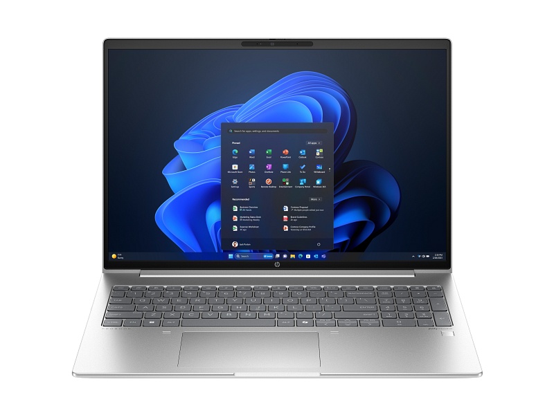Hp ProBook 460 G11 B9ZF1ET Laptop ,Intel Core Ultra 7 155U 16 Inch ,512 GB SSD ,8 GB ,Intel Graphics ,FreeDos - Pike Silver