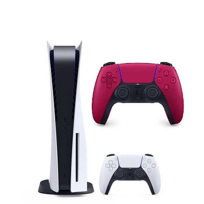 Sony CD Version 825 GB , 2 Controllers , White Red