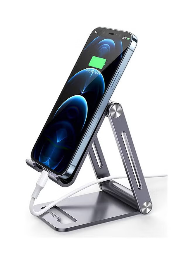 Ugreen Aluminum alloy Mobile Holder with Roller for iPhone, Samsung Galaxy, LG, Google Pixel, Motorola, OnePlus , Grey