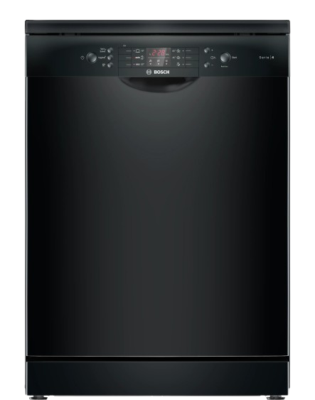 Bosch Series 4 Free Standing Dishwashers , 14 Persons Black - SMS46NB20V