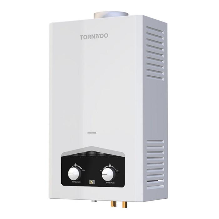 Tornado Gas Water Heater , 10 Liter White - GHM-C10CTE-W