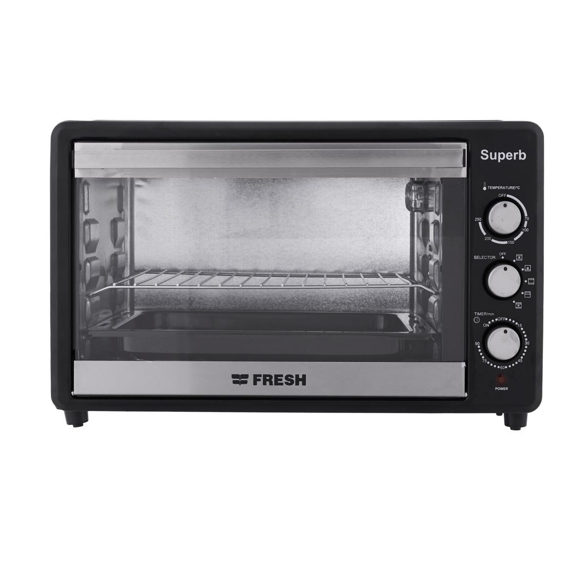 Fresh Super Oven with Grill , 48 Liter , Black - FR-4803RCL