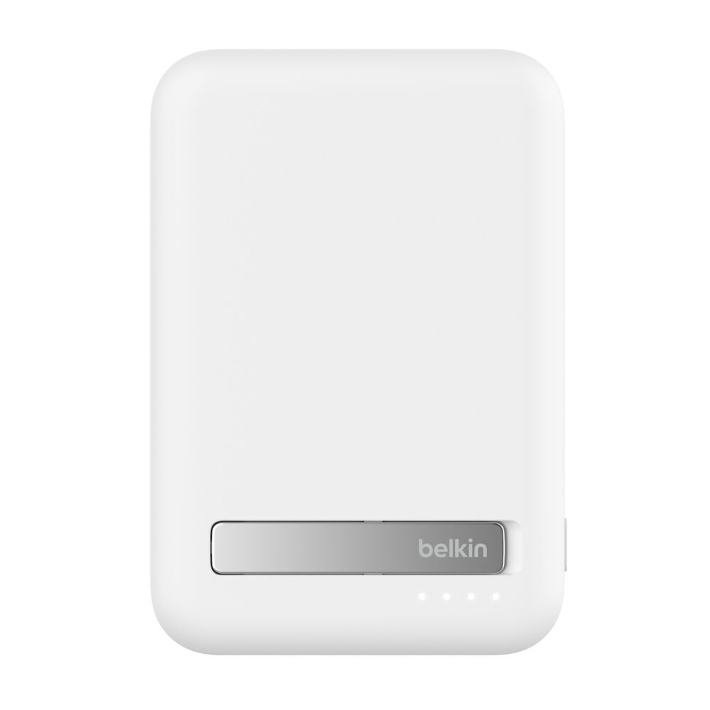 Belkin BoostCharge Pro Wired, Wireless Wired/Wireless Magnetic Power Bank , 8000 mAh 1 Ports , White