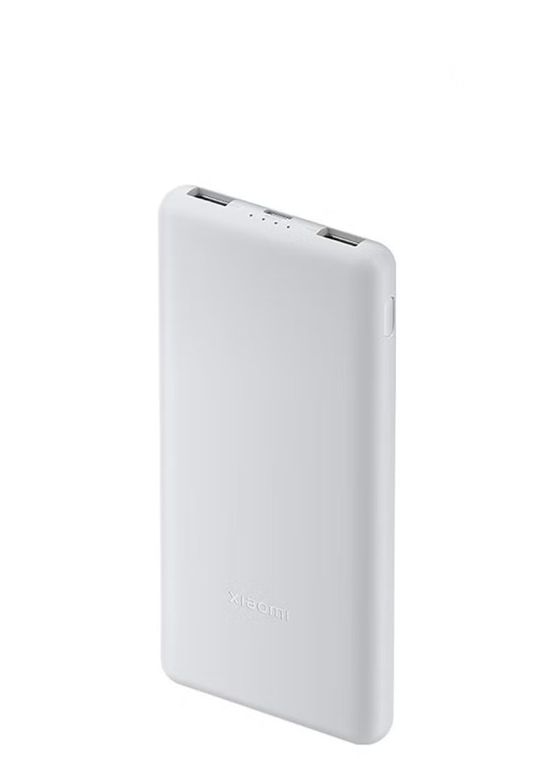 Xiaomi Wired Wired Power Bank , 10000 mAh 3 Ports , Light Grey , BHR9350GL