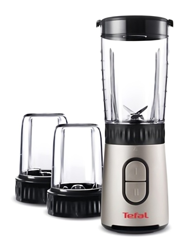 Tefal Mix and Drink Countertop Blender 0.8 Liter 300 Watt Silver - BL133A