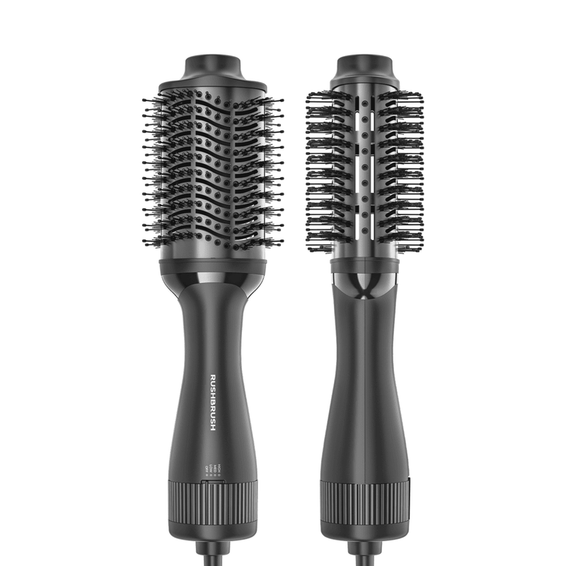 Rush Brush V1 Hair Straightening Brush 230 Celsius , Black