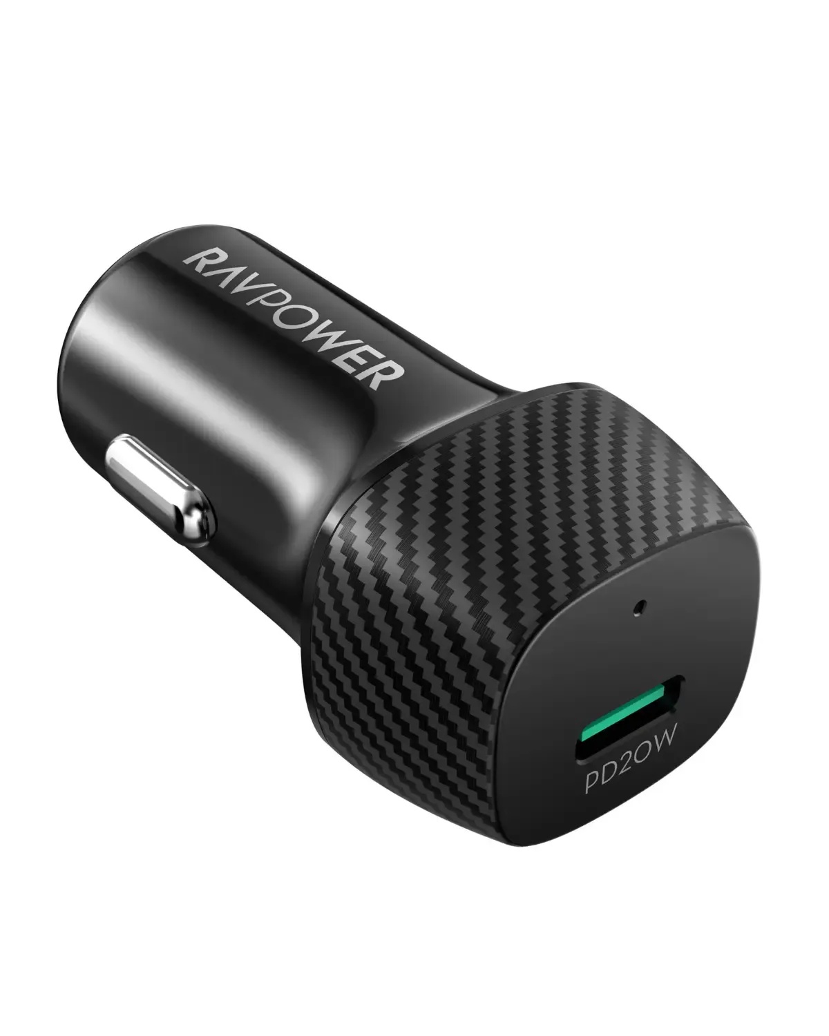 Ravpower , 1 Ports , Type C , 20 Watt , 24 Volt , Black - RP-VC1017