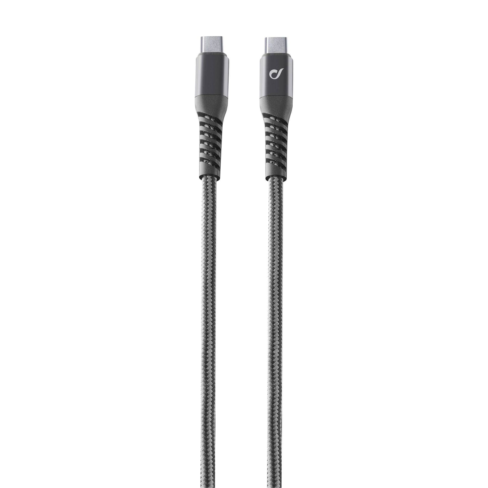 Cellularline Type C Charging Cable 1.2 Meter Black - TETRACABC2C1MK
