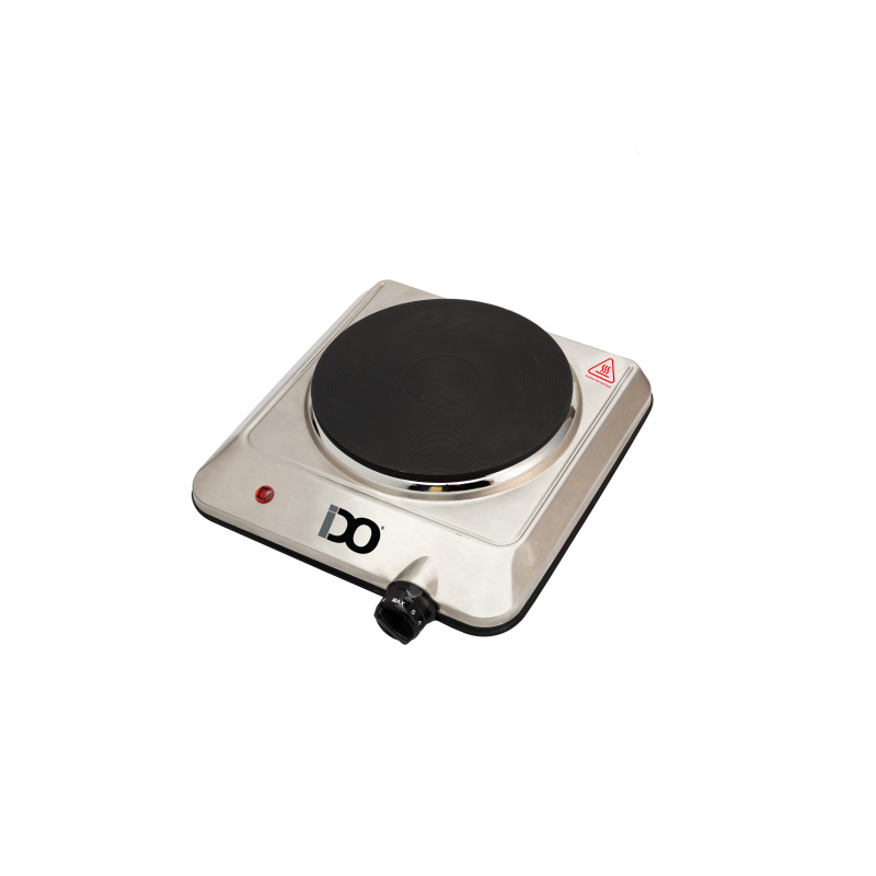Ido Hot Plate , 1 Plate Burners , 1500 Watt Black Silver - HP1E1500-SV