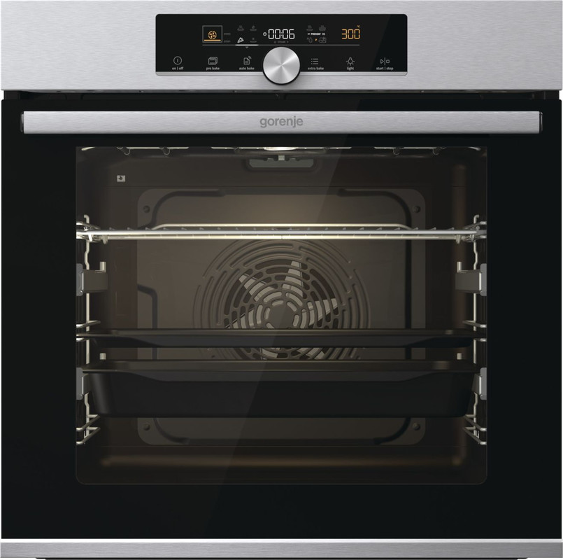 Gorenje Built-In Electric Oven with Grill 77 Liter , Black Stainless Steel - BOS6747A01X