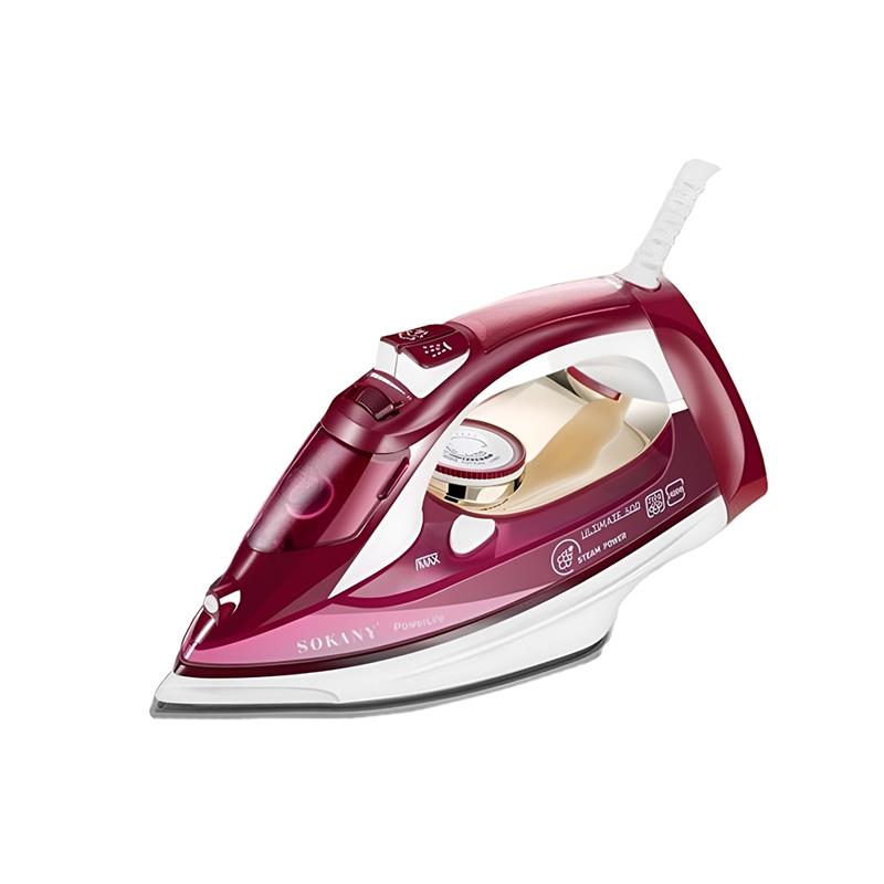 Sokany Steam Iron , 2400 Watt , White Purple - SK-11052