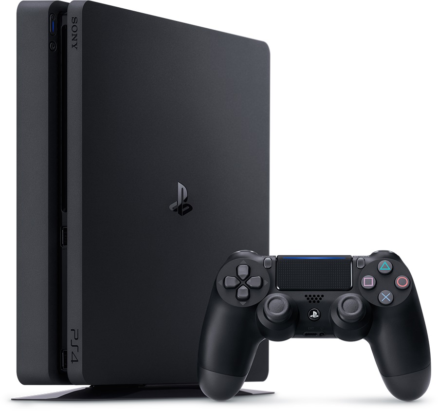 Sony Slim 1 Terabyte , 1 Controllers , Black