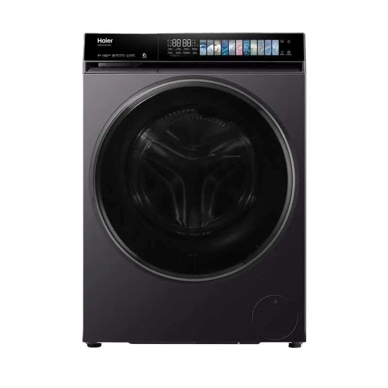 Haier X7 Series Inverter Front Load Washing Machine , 9 kg , Jade Ink Silver - HW90-B14367S8U1