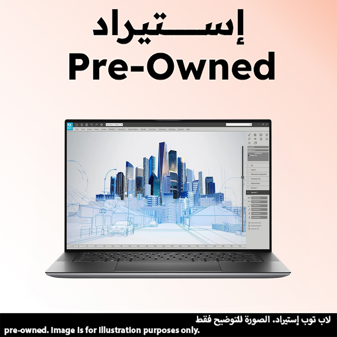 لاب توب استيراد ديل بريسجن  5550، ويندوز 11 – اسود 