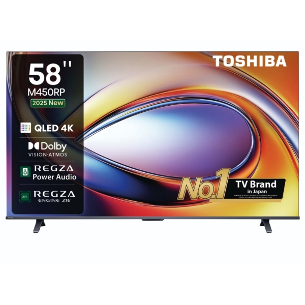 Toshiba 58 Inch Smart TV , 4K UHD QLED Built-In Receiver