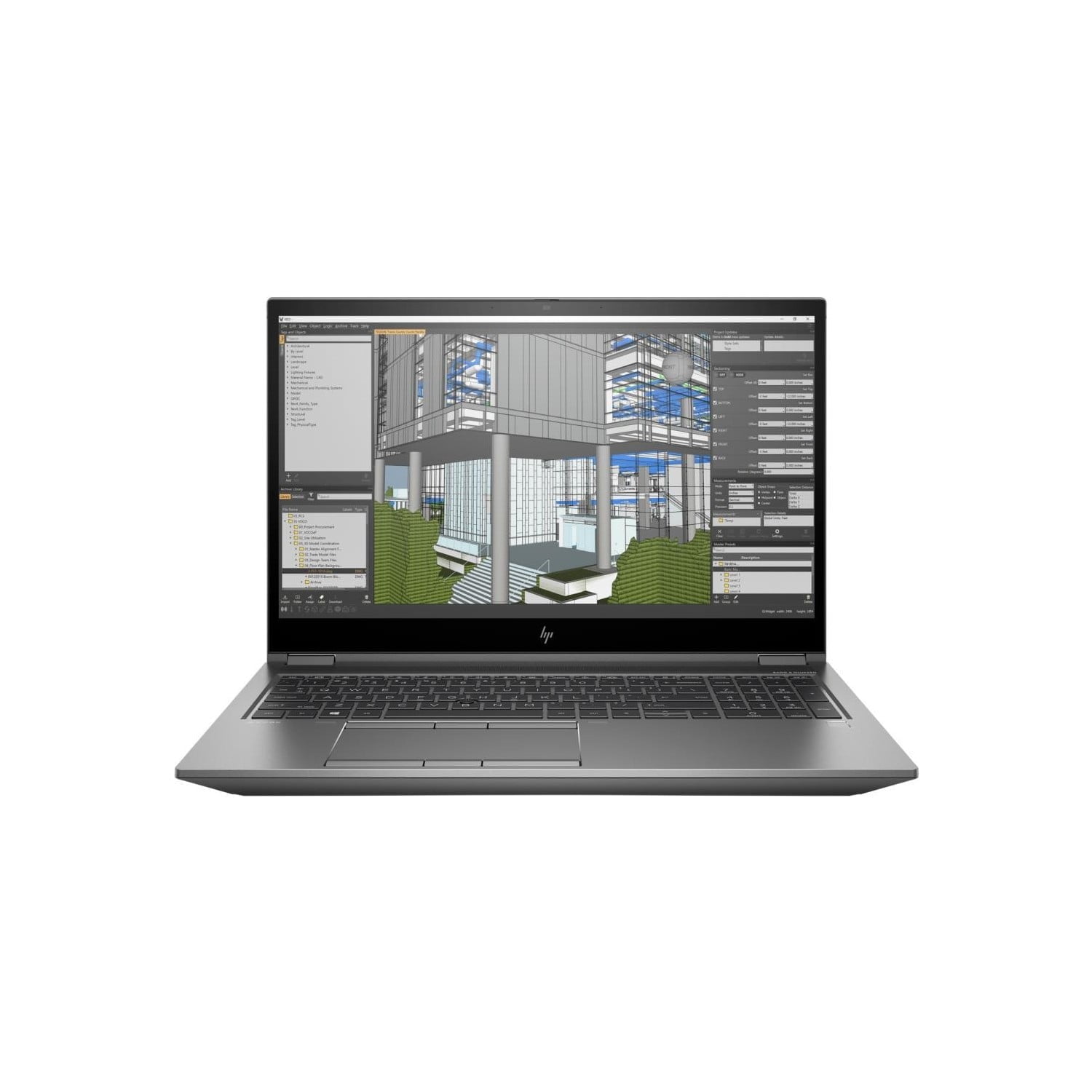 Hp Zbook fury 15 G8, pre-owned laptop, SSD, Windows 11 Pro - Gray