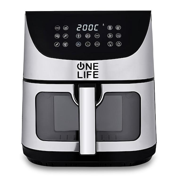 One Life HAF730P Digital Air Fryer Silver