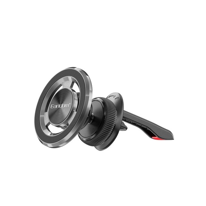 Earldom Zinc alloy, Silicone Magnetic Mobile Car Holder for Mobile Phones , Black