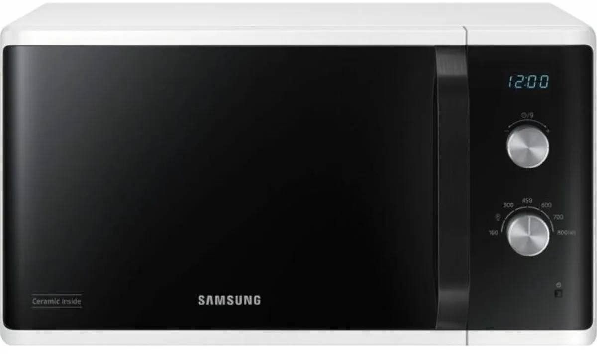 Samsung Solo Microwave , 23 Liter 1150 Watt , White Black - MS23K3614AW/GY