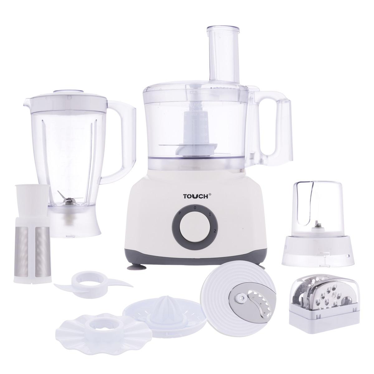 Touch El Zenouki Food Processor , 1000 Watt White - 40510