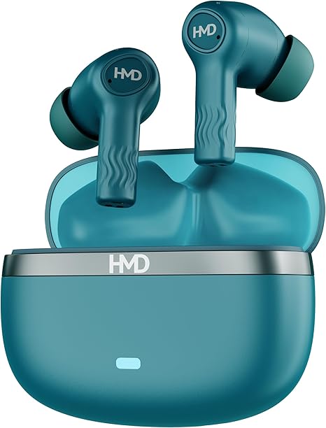 HMD DUB X50 Pro Earbuds , with Active Noise Cancellation , Blue