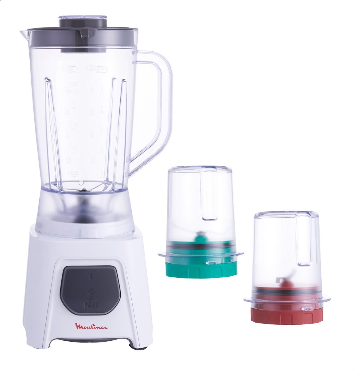 Moulinex Blendeo Countertop Blender 450 Watt White - LM2B3126