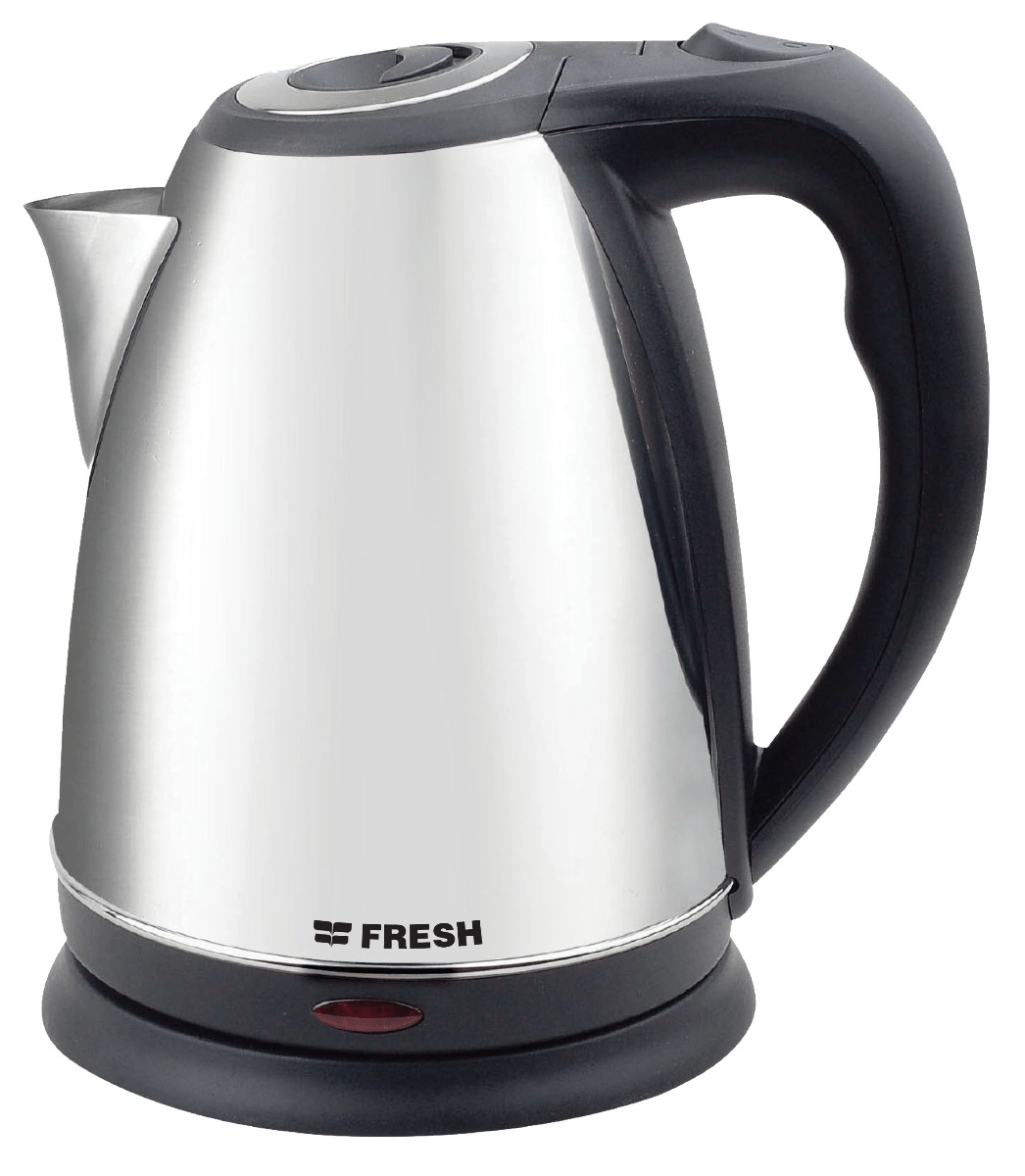 Fresh Electric Kettle , 1.7 Liter 2200 Watt , Stainless Steel - ESK17154