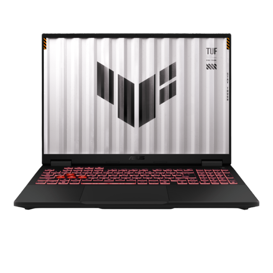 Asus TUF Gaming A16 2025 FA608PM-RV169W Gaming Laptop ,AMD Ryzen 9 8940HX 16 Inch ,1 Terabyte SSD ,16 GB ,NVIDIA GeForce RTX 5060 ,Windows 11 - Jaeger Grey
