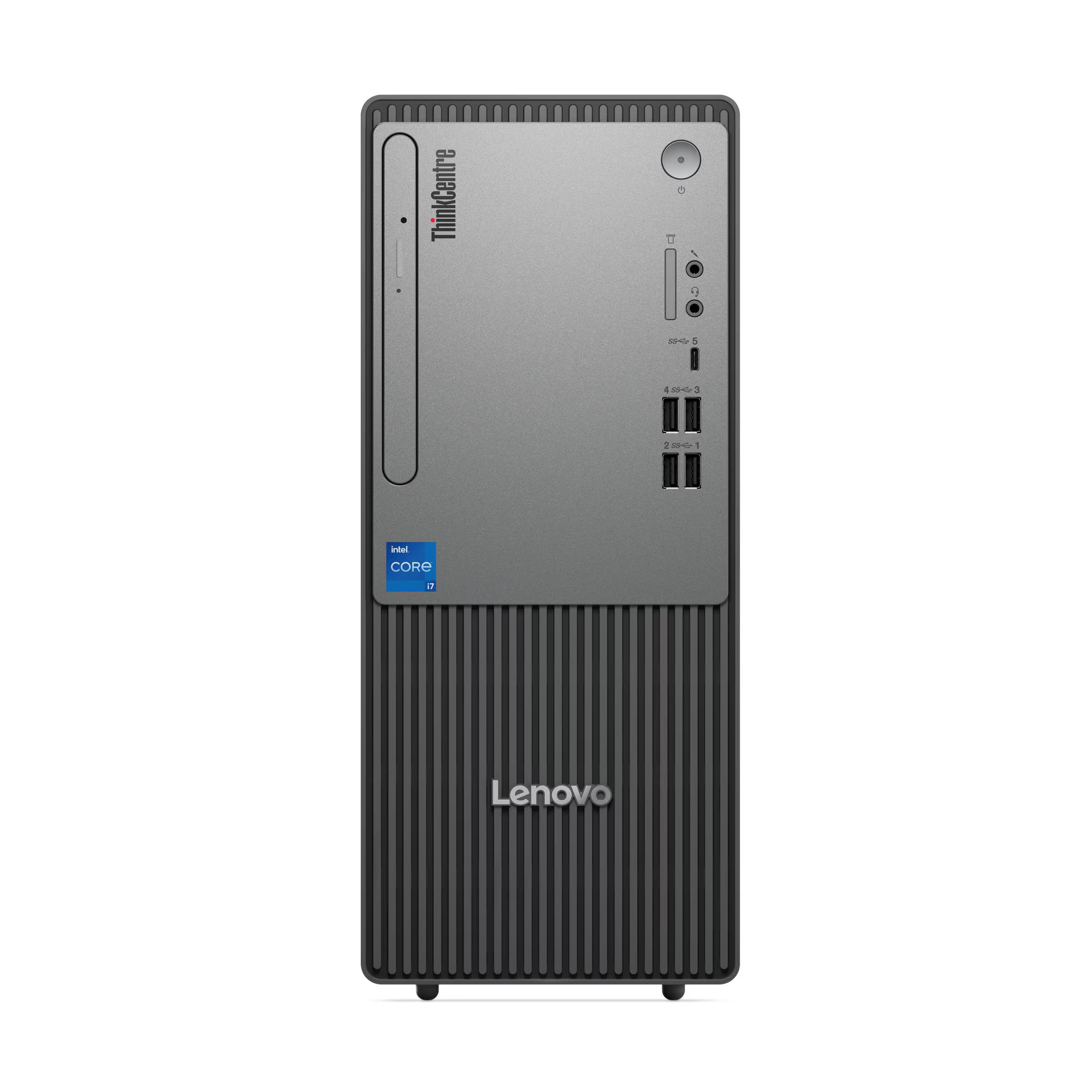 Lenovo ThinkCentre Neo 50T Gen 5 PC Case ,Intel Core i3-14100 ,512 GB SSD ,8 GB ,Intel UHD Graphics 730 - Black